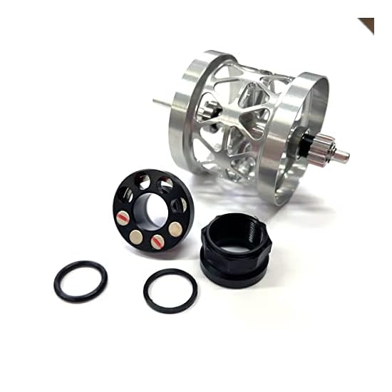 TRY-ANGLE Tough Light Spool & Mag Brake System Set (SILVER, for BC52 series)