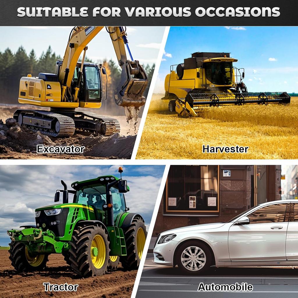 9PCS Grease Accessory Kit, Grease Coupler With Double Handles Coupler,90°Grease Coupler Adapter,Recessed Fitting Adapter,2 Needle Nozzles,3 Zerk