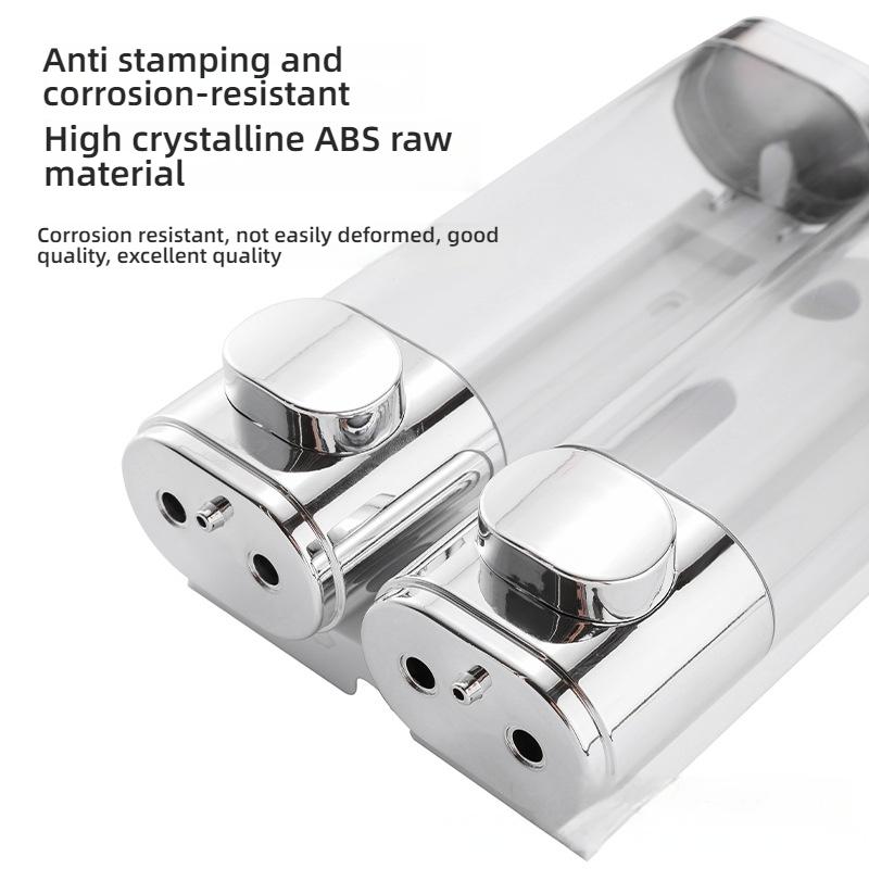 1pcs Non Punching Wall Mounted Soap Dispenser Bathroom Shampoo Conditioner Shower Pump Hand Pressed Hand Soap Dispenser