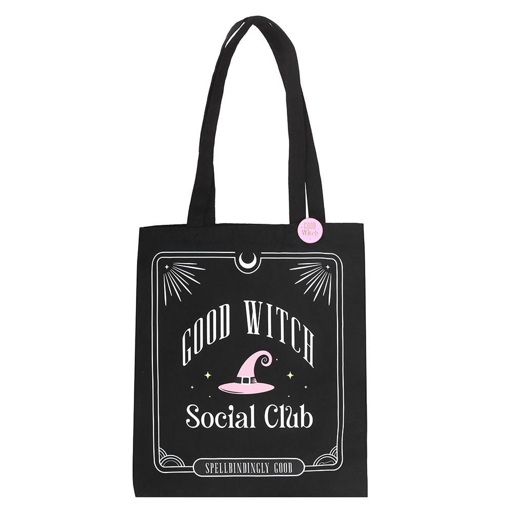 Something Different Good Witch Social Club Polycotton Tote Bag