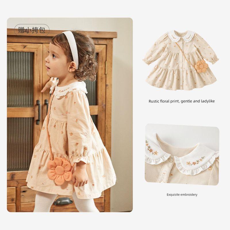 David Bella Girls Dress Spring New Style Children s Baby Dress Little Girl Fashionable Princess Dress Children s Clothing