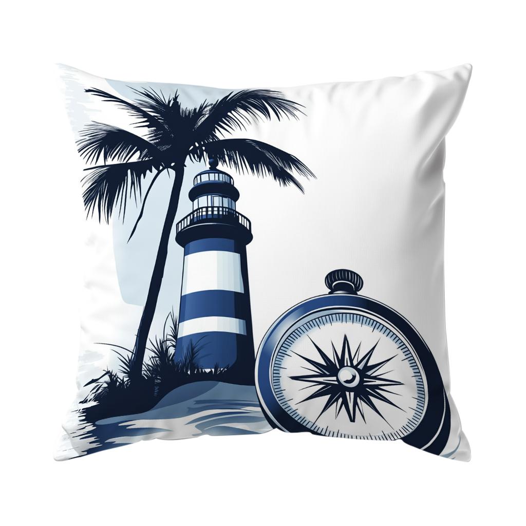 1/4pcs Summer Nautical Theme Cushions Pillowcase Polyester Cushion Cover Throw Pillow Pillowcover Home Car Sofa Decor