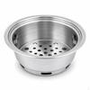 Korean Style Thickened Stainless Steel Charcoal Grill Basin for Commercial Outdoor Use Small Top