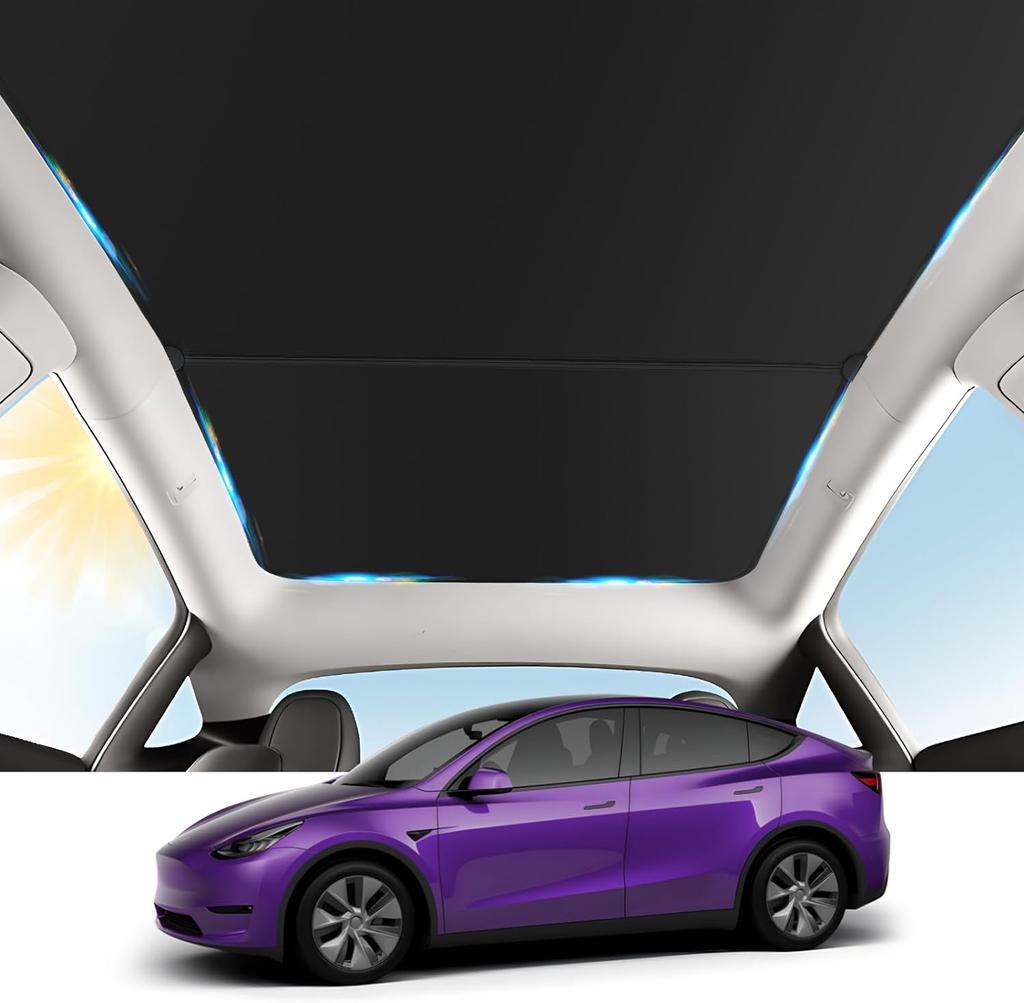 Sunshade Roof for Tesla Model 3 2025 No-Sag Design Roof Sun Shade for Tesla Model 3 Highland Accessories