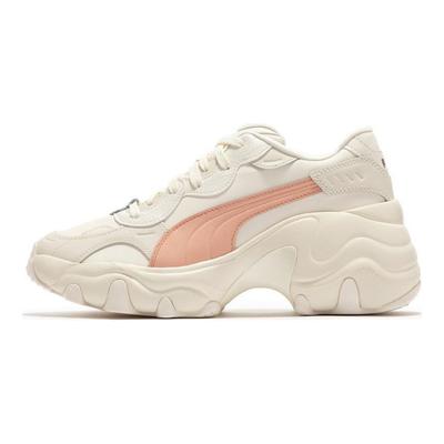 Pulsar Wedge Fashion Comfortable Versatile Low-Top Dad Shoes Women Sneaker White Pink 392711-02
