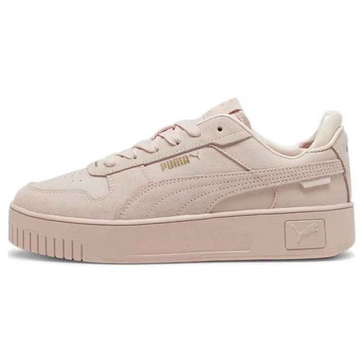 Puma Carina Street Sd Retro Comfortable Breathable Height Increasing Low Top Sneakers Women sneakers Pink 395093-03