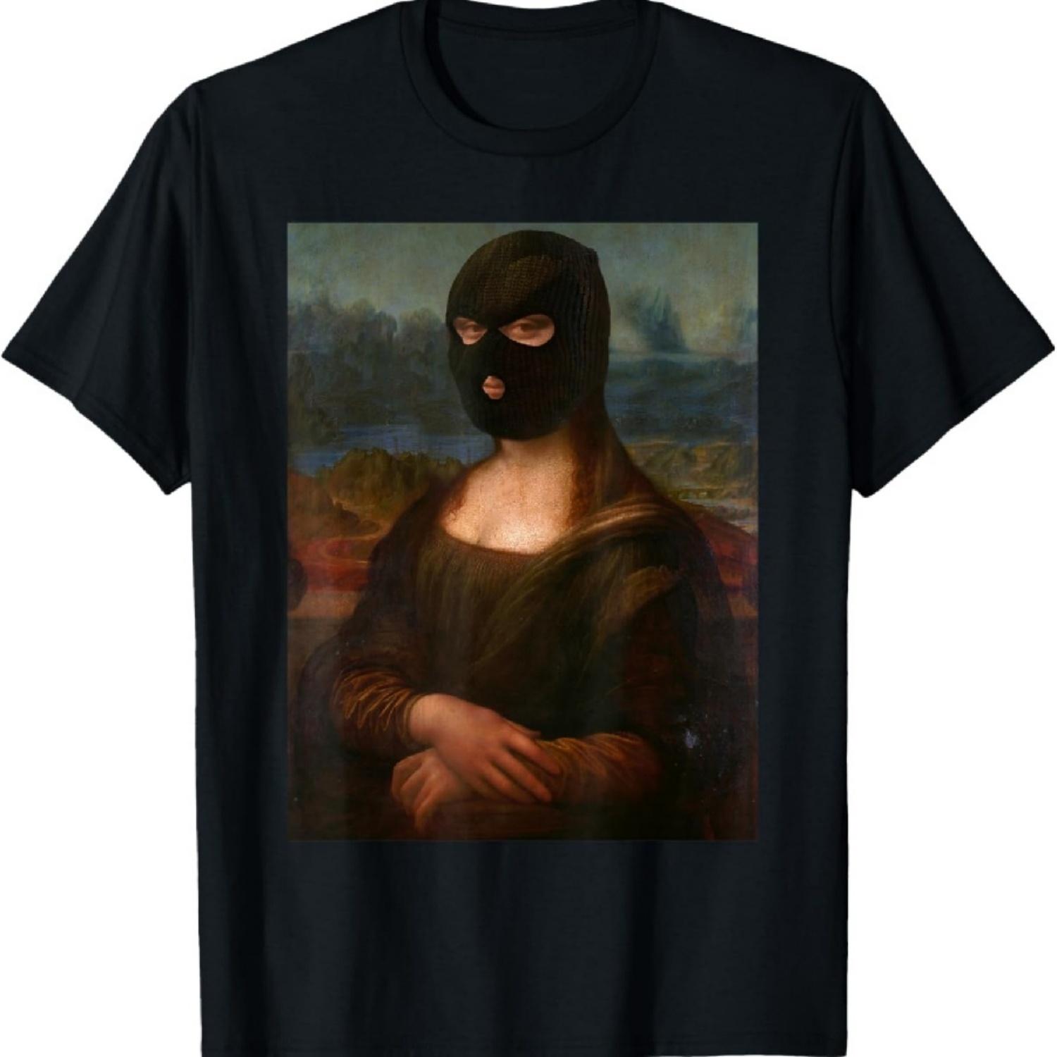 Искусство Леонардо да Винчи Забавная идея для подарка Футболка XXXXXL чёрный