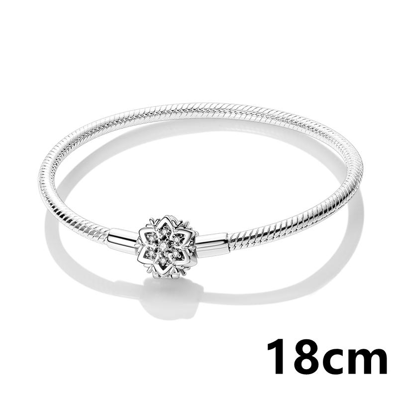 Fashion Copper Dangle Charm Beads Winter Snow Original Accessories Bracelets Diy For Pendant Necklace Making Women