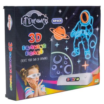 3D Işıklı Çizim Tahtası (Uzay)