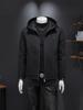 European Men's Hooded Down Jacket Winter Slim Fit - Trendy, Warm, Casual Outerwear