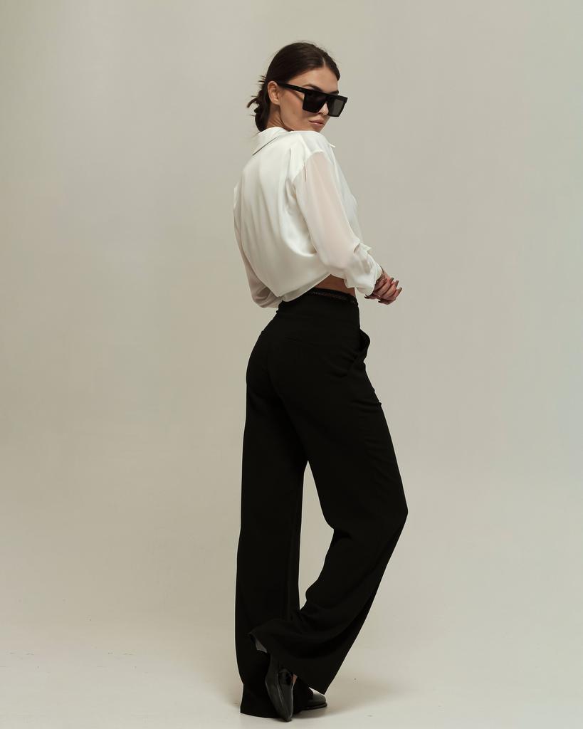 High-waisted Trousers Samsara 1613 36 Black