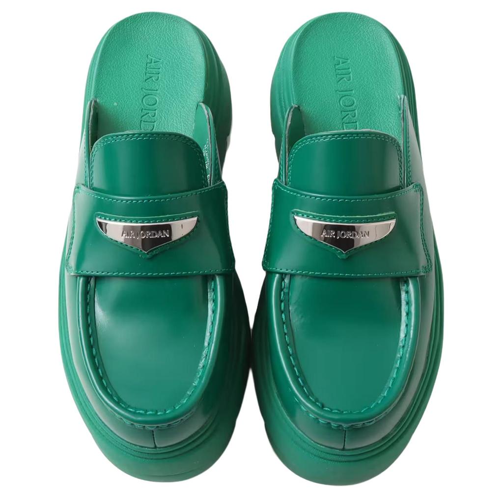 Jordan Air Loafer Mule Comfortable Simple Women Footwear Green Silver HJ4292-300
