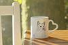 Icelandic Sheepdog, Icelandic Spitz, Iceland Dog - Cup with a Dog, Adorable Cup with a Heart-shaped Handle, Universal Gift from the Art-Dog Brand
