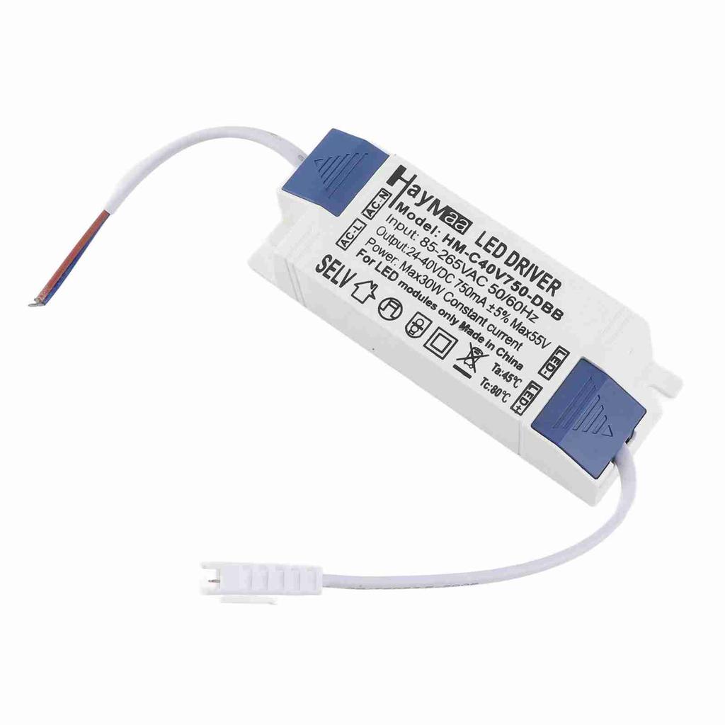ZK30 30W LED Driver Constant Current 750mA LED Light Transformer Input AC85‑265V Output DC24‑40V