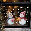 Electrostatic Christmas Decoration Snowman Electrostatic Glass Sticker Electrostatic Adsorption Glue-free Christmas Decoration