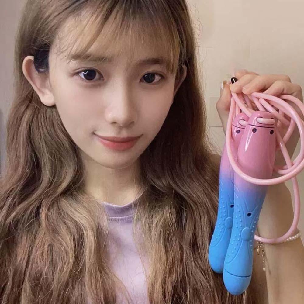 2.8M Length Jump Rope with Counter Non-slip Handle Fitness Jump Rope  Weight Loss