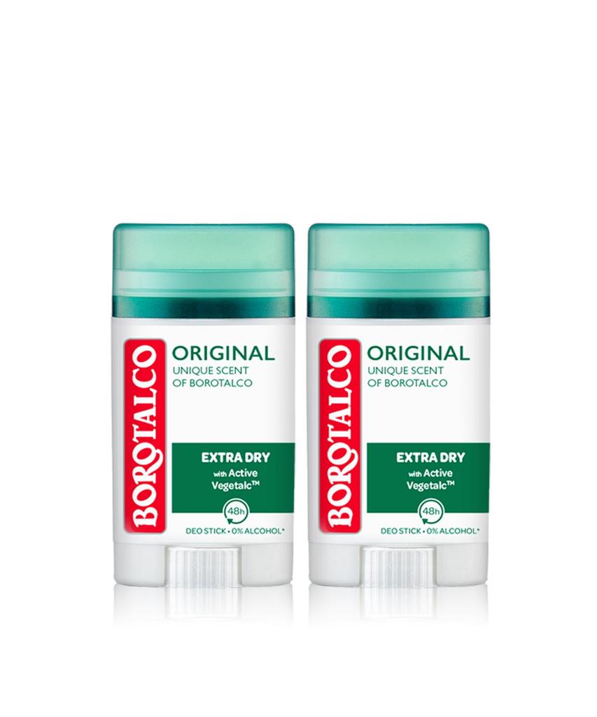 Borotalco Deodorante Originale Stick 40ml Confezione da 2