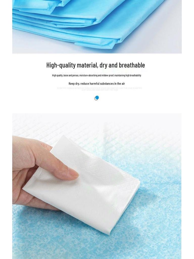 Thick Disposable Dog Pee Pads with Strong Absorption & Waterproof Design