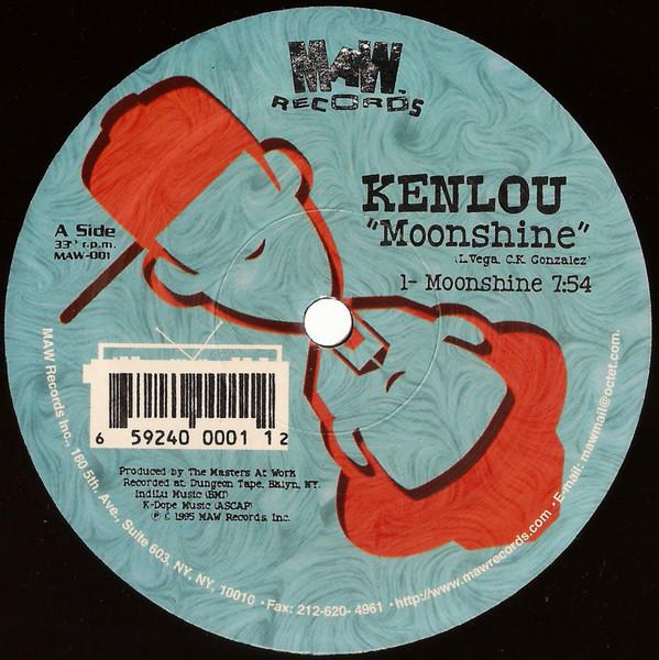 

12inch Record KENLOU Moonshine Hillbilly Song MAW001 MAW Records US Dance Electronica Used