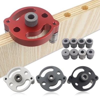 Woodworking Straight Hole Positioning Locator for DIY Drilling and Wood Board Splicing.