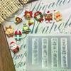 Christmas 3D Silicone Nail Molds - Snowman Tree Elk Gingerbread Man, DIY Manicure Decorations for Salon Home Nail Art Design