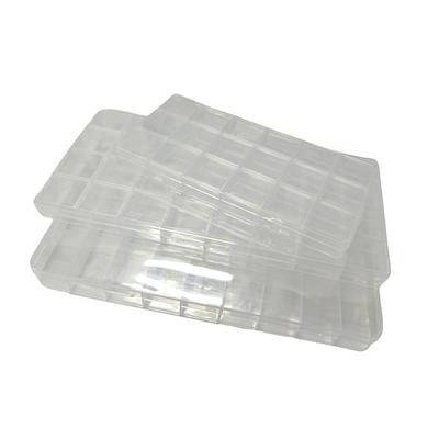 1Pc Jewelry Earring Bead Screw Holder Case 18/32/36 Grid Compartment Plastic Transparent Storage Box Display Organizer Container