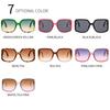 PC Sunglasses Goggles Gradient Lenses Block Glare Big Frames Shades UV400 Clear View UV Protection Sun Glasses Sun Protection