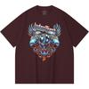 T-shirt Heavy Metal 100% Cotone 230 Gsm Stampa Band Rock Musica Popolare Unisex T-shirt Pesante in Cotone