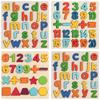 Wooden Montessori Number And Letter Puzzle For Early Childhood Learning And Cognitive Development