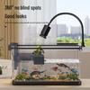 Versatile Desktop Turtle & Fish Aquarium with Basking Platform and Integrated Circulation System