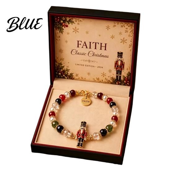 Rust-proof Bracelet Christmas Bracelets for Women Santa Claus Elk Snowman Tree Fine Workmanship Beaded Bracelet Holiday Jewelry Gifts Stocking