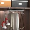 Under Cupboard Stainless Steel Storage Shelves with Hooks Pot Lid Storage Rack  Kitchen
