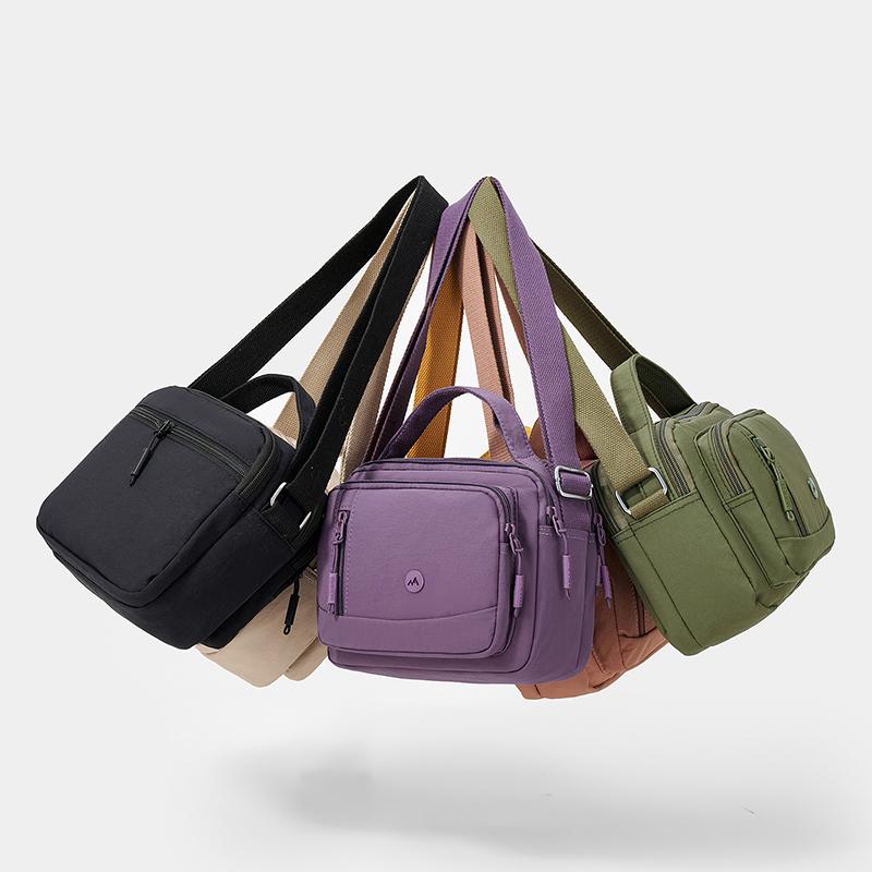 Lightweight Women's Mobile Phone Bag Nylon Shoulder Bag Waterproof Commuter Crossbody Bag