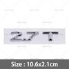 3D ABS 2.0H 3.0H Letter Stickers 2.0T 3.0T 2.3T 2.7T MKZ MKC MKX Embelm Badge Car Logo Rear Trunk Decal Auto Body Sticker