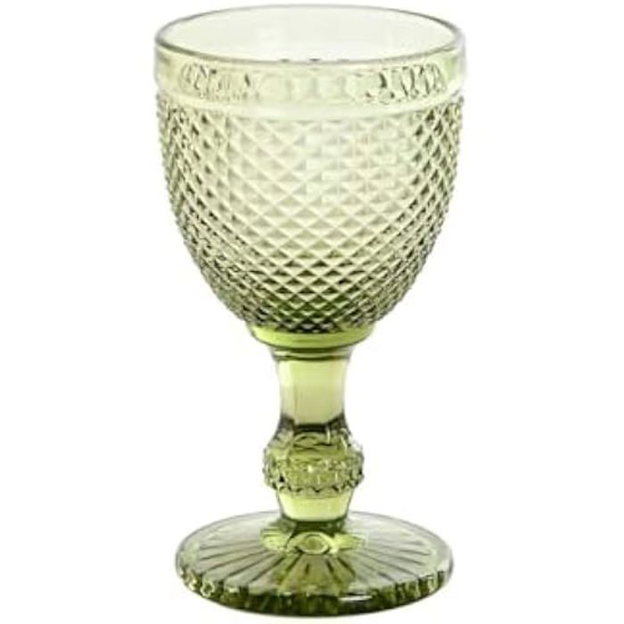 Verres - DKD Home Decor - Set de verres verts 325 ml - Multicolore - 8,7 x 8,7 x 16,5 cm - Pour adultes