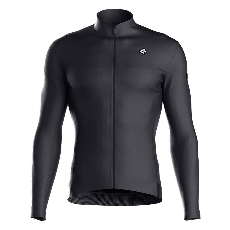 

Мужская флисовая ветрозащитная куртка для велоспорта Lampaida 0-10°C - С длинным рукавом для осени/зимы, дизайн Драконья рифма . Medium чёрный