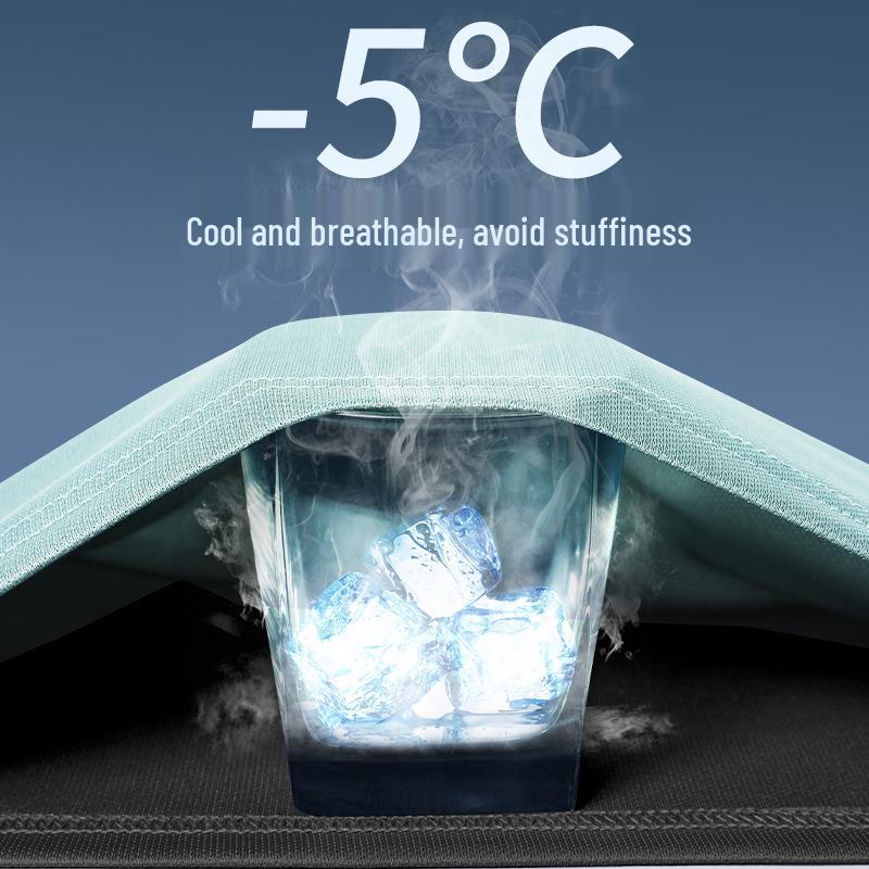 Herren Schnelltrocknendes Eisseiden Sportset: Atmungsaktives, lockeres, kurzärmeliges Lauf-/Fitness-Outfit für den Sommer.