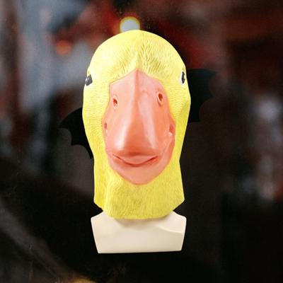 Realistyczna maska kaczki na Halloween Miękki lateksowy dodatek do kostiumu Ręcznie malowane detale Na imprezy