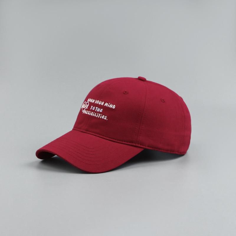 

Embroidered baseball cap autumn and winter new high-end versatile deep top cap men s outdoor sun hat бордовый