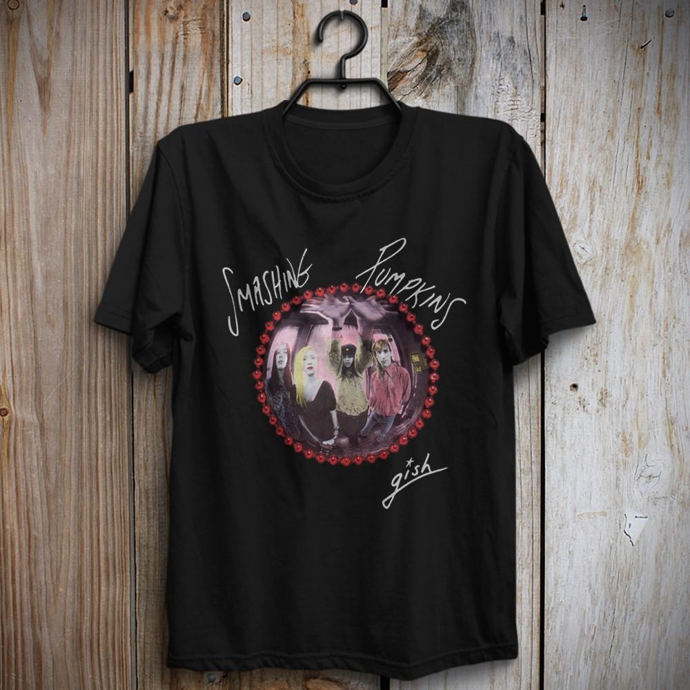 

Gish Abum T-Shirt The Smashing Pumpkins Billy Corgan Jimmy Chamberlin James Iha Unisex T-Shirt L