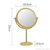 360 Degrees Rotate Iron Desktop Mirror Texture Ladies Makeup Mirror Creative Iron Mirror Strong Sense Of Style