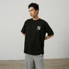 New MLB SS24 Drop Shoulder Sleeve T Shirt Unisex Black 3ATSX0143-50BKS