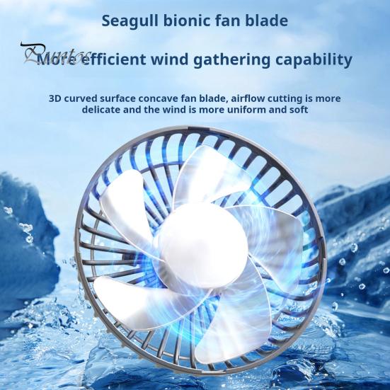 

Автомобильный вентилятор USB-вентилятор 3 скорости Регулируемый автоматический вентилятор охлаждения Гибкий вращающийся на 360 градусов вентилятор циркуляции воздуха охладитель для внедорожника RV Truck чёрный