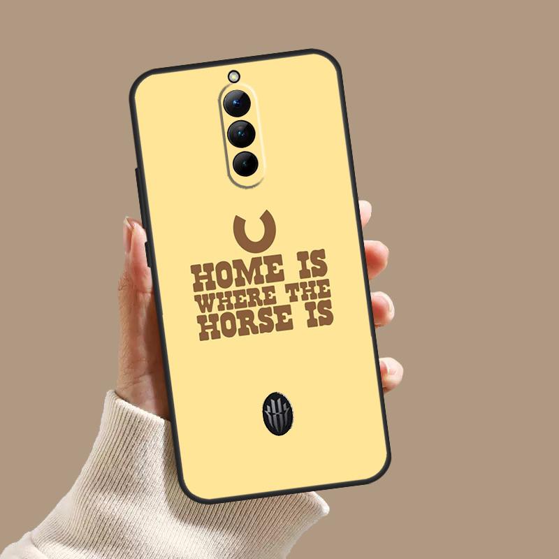 Home Is Where The Horse Is Case For ZTE Nubia Red Magic 11 10S 9S 8S 8 9 10 Pro Plus 6 7 6S 7S Pro 5G 6R 10 Air Cover