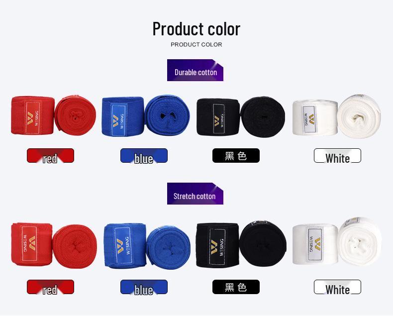 Jiuri Mountain Cotton Hand Wraps: Sweat-Absorbent Bandages for Adult Boxing