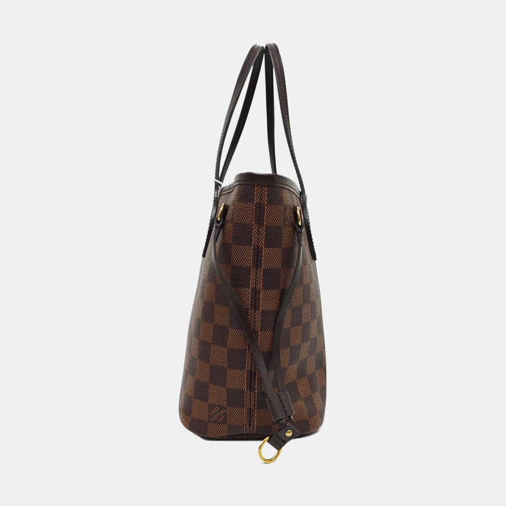 [Pre-Owned] Neverfull PM Checkered Coated Canvas With Leather Trim Tote Bag - Very Good #1VALIZG