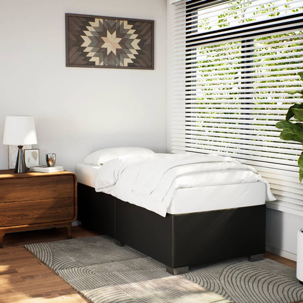 Bed Frame Black 80x200 cm PU Leather