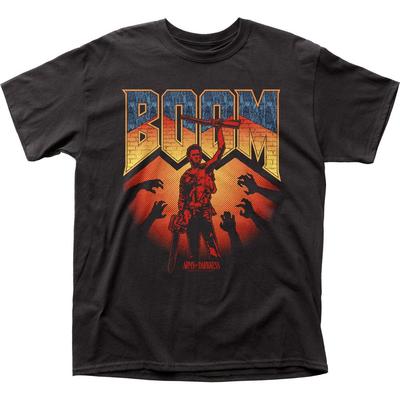 Army Of Darkness Boom Mens T Shirt Movie Short Sleeve Tee Brand New Black