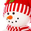 Christmas Red Christmas Hat Snowman Ornament, Christmas Retractable Standing Snowman Decoration Atmosphere Ornament