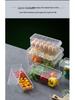 Food Grade Plastic Storage Box with Lid for Refrigerator/Freezer - Rectangular Container for Fruits & Vegetables